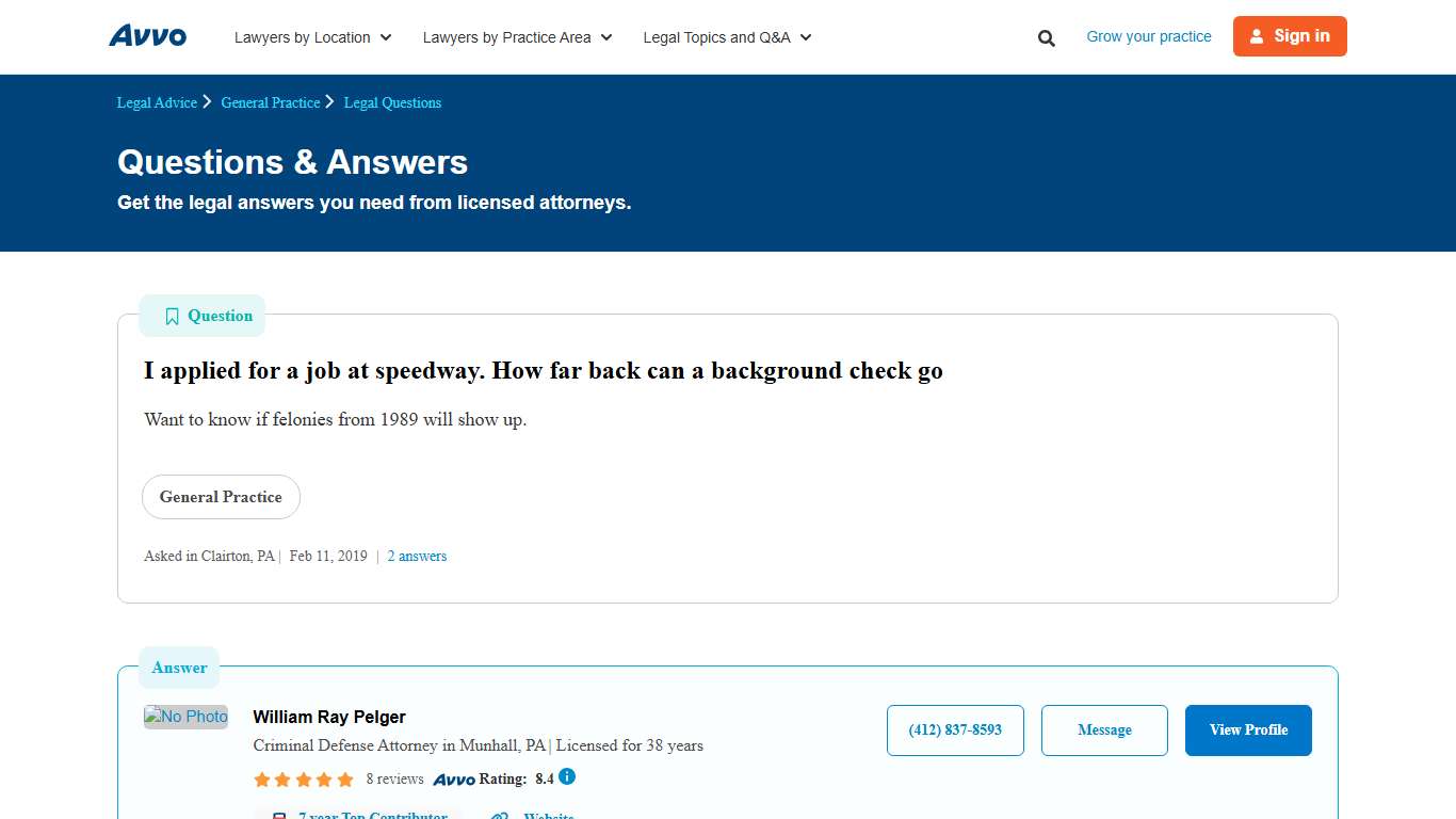 I applied for a job at speedway. How far back can a background check go - Legal Answers